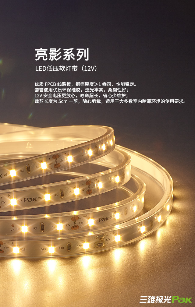 亮影系列LED低压软灯带1