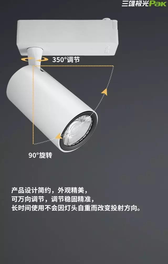 明智系列LED导轨射灯6